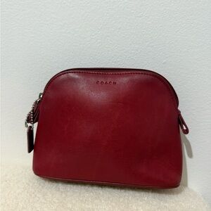 Vintage Coach small pouch / case cosmetic makeup bag